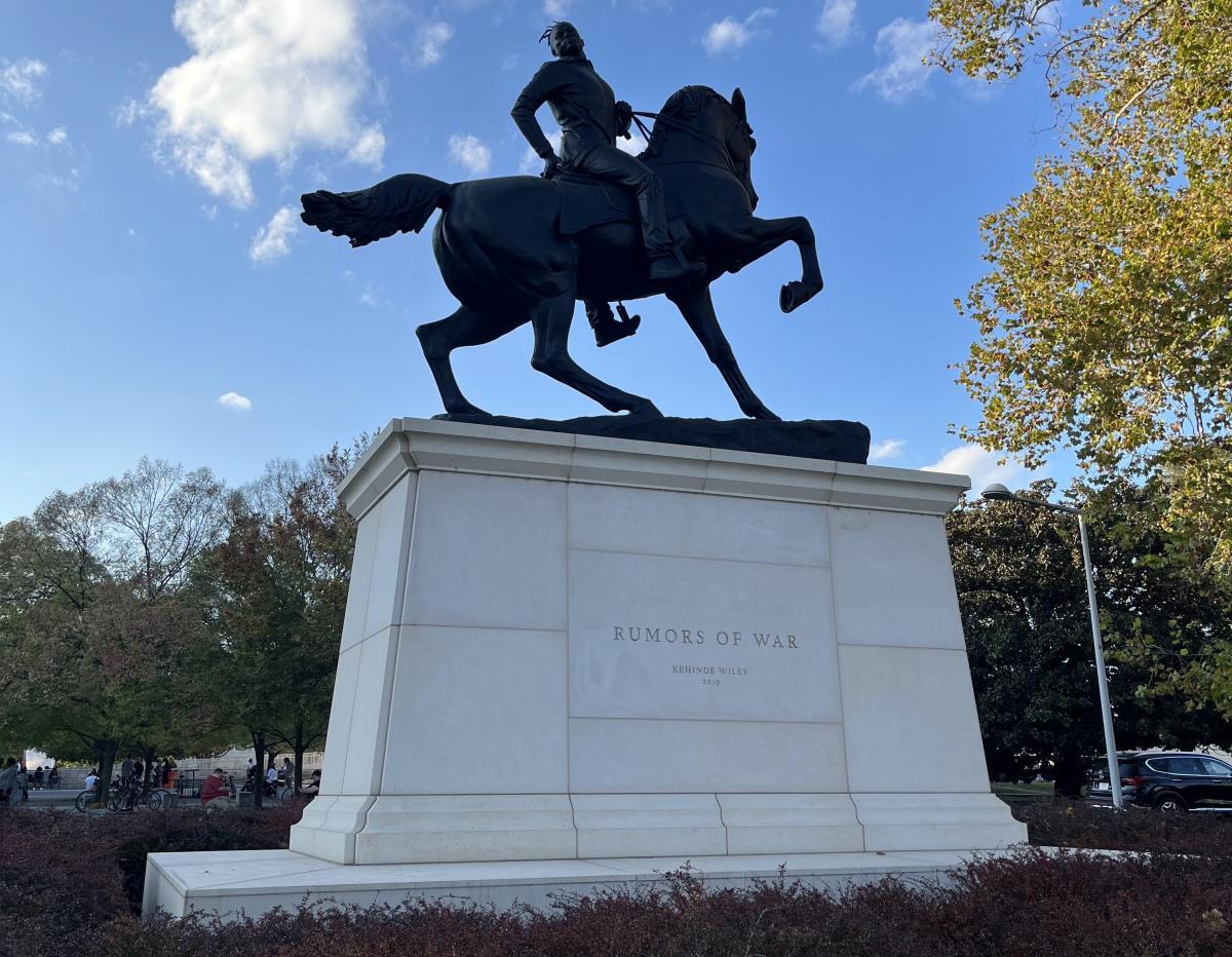 Rumors of War by Kehinde Wiley (2019)