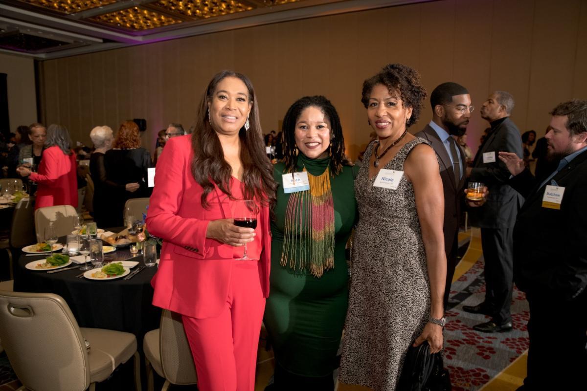 Deborah Page (’23), Ruth LaToison-Ifill (’23), and Nicole Preston (’24)