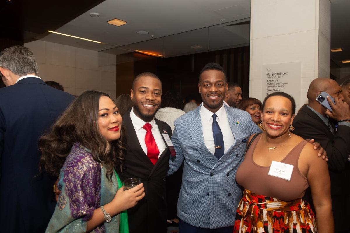 L. KeShawn Harris (RL ’22), Joe Paul (’24), and Guests